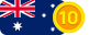 Australia 10 dollar / pound / euro bonus